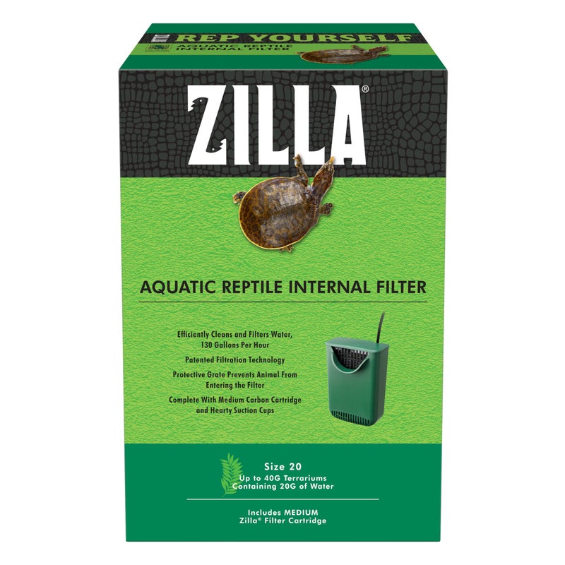 Zilla Aquatic Pet Reptile Internal Water Filter, For Up To 20 Gallons - Image 5